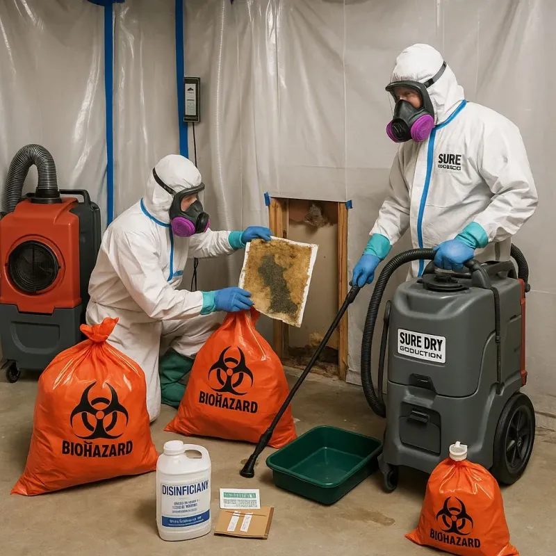 Contaminated Water Handling Protocols process in University, MS