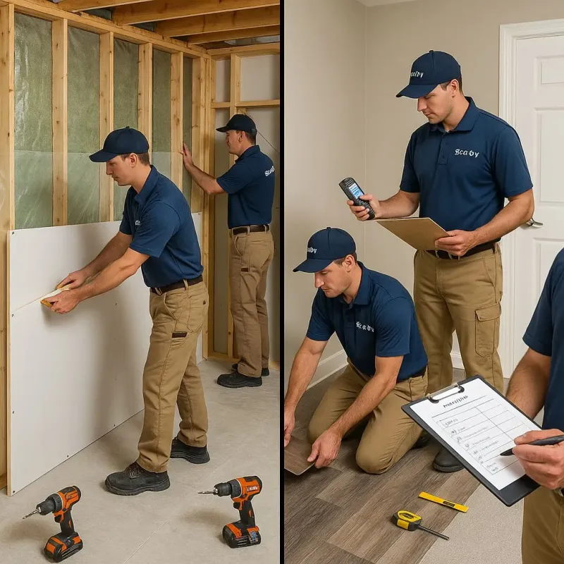 Repairs and Reconstruction process in University, MS